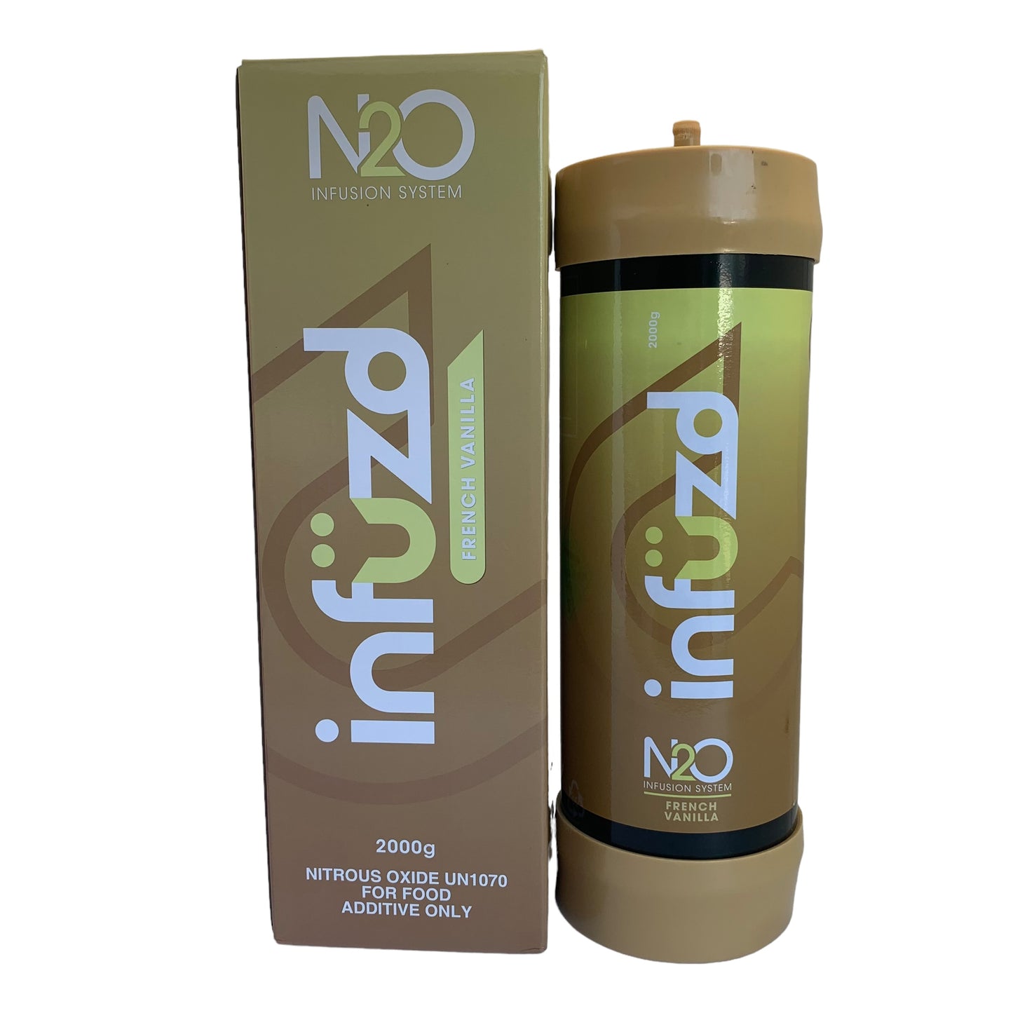 Infuzd Brand Coffee Cream Chargers 2000g, 2pk (Flavor Options Available) (B2B)