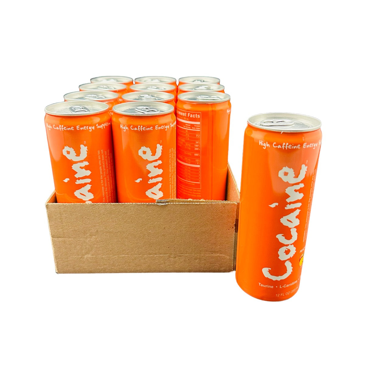 Cocaine Energy Drink 12 Pack of 12 fl oz Cans (Flavor Options Available) (B2B)