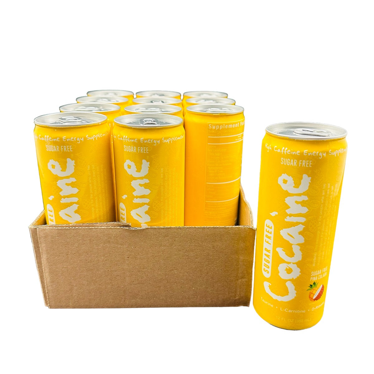 Cocaine Energy Drink 12 Pack of 12 fl oz Cans (Flavor Options Available) (B2B)