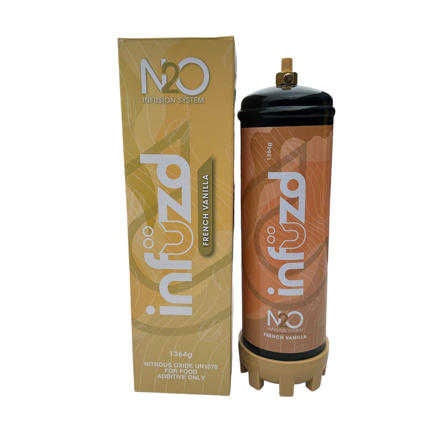 Infuzd Brand Coffee Cream Chargers Coffee Flavors 1364g, 4pk (Flavor Options Available) (B2B)