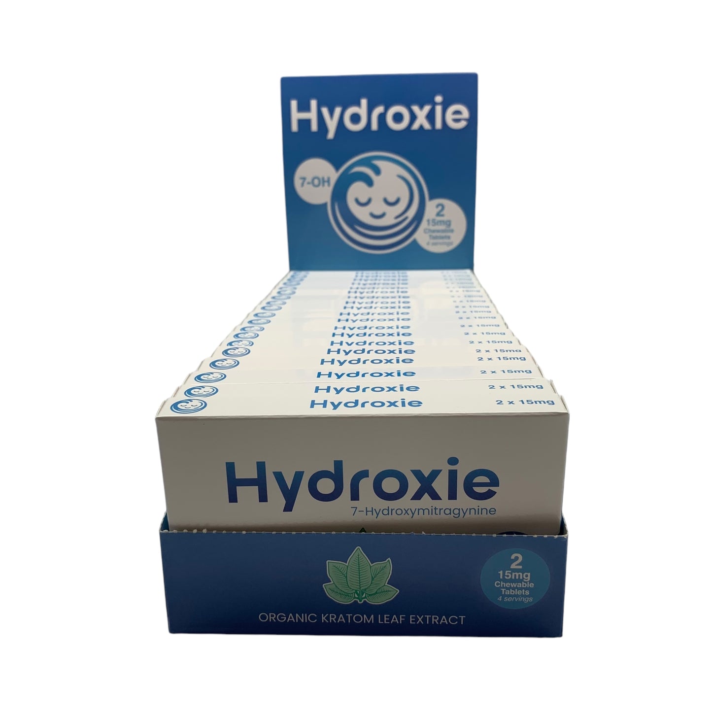 Hydroxie Kratom 7-OH Tablets, 20ct Display Box, 2ct, 5ct, or 10ct Tablet Counts (B2B)