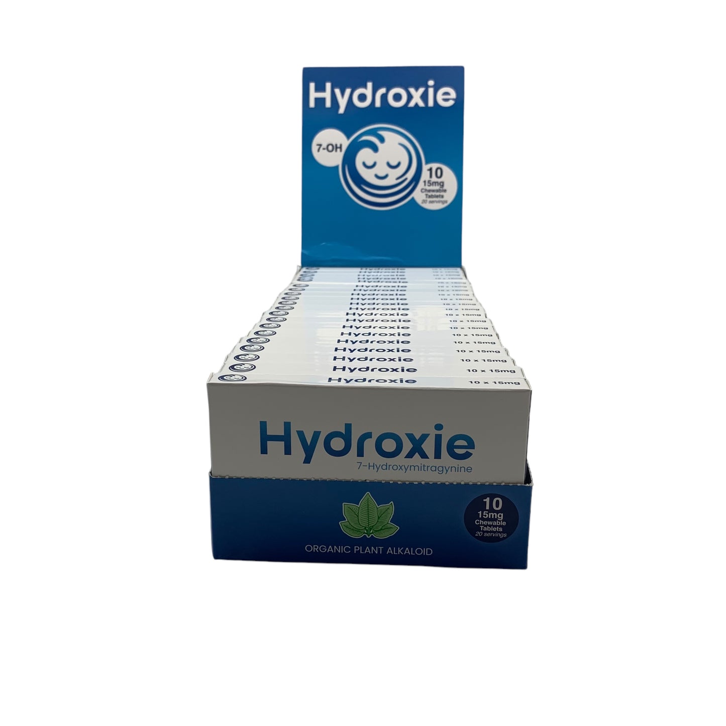 Hydroxie Kratom 7-OH Tablets, 20ct Display Box, 2ct, 5ct, or 10ct Tablet Counts (B2B)
