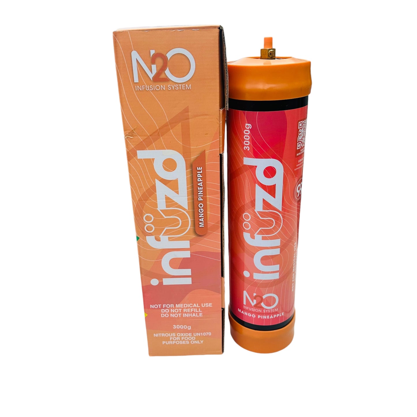 Infuzd Brand Cocktail Cream Chargers 3000g, Single (Flavor Options Available) (B2B)