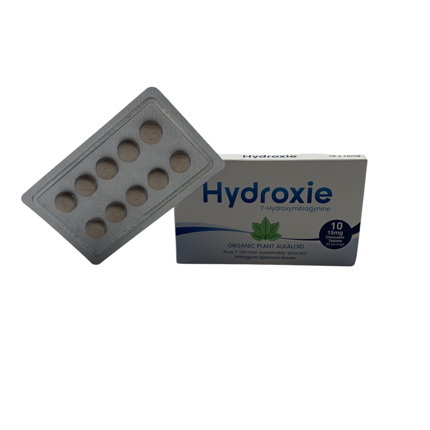 Hydroxie Kratom 7-OH Tablets, 20ct Display Box, 2ct, 5ct, or 10ct Tablet Counts (B2B)
