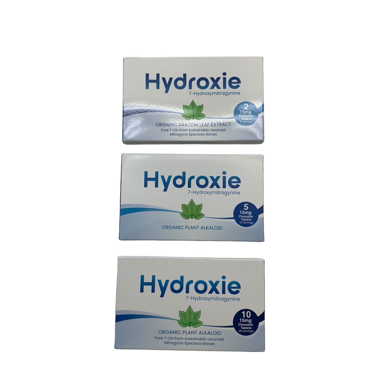 Hydroxie Kratom 7-OH Tablets, 20ct Display Box, 2ct, 5ct, or 10ct Tablet Counts (B2B)
