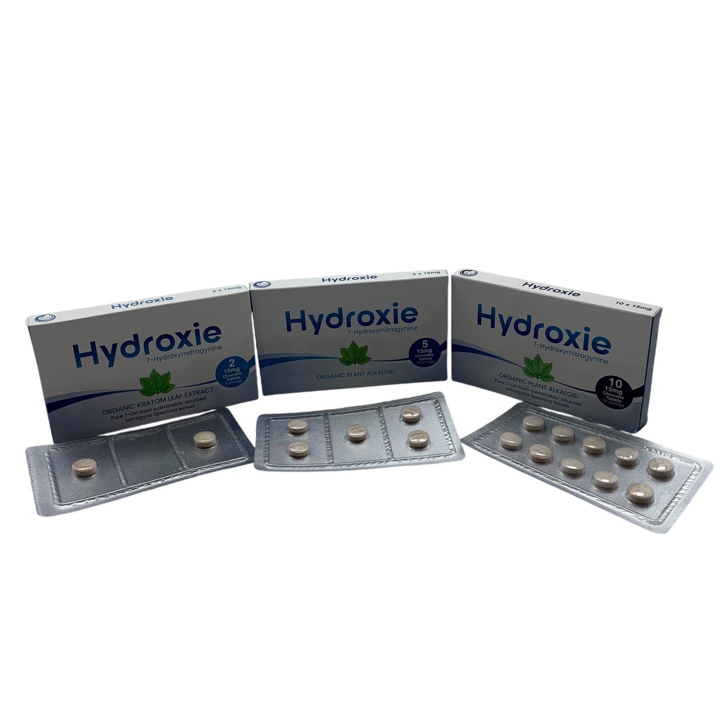Hydroxie Kratom 7-OH Tablets, 20ct Display Box, 2ct, 5ct, or 10ct Tablet Counts (B2B)