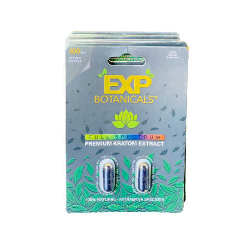 EXP Kratom Extract Capsules - Size/Count Options Available (B2B)