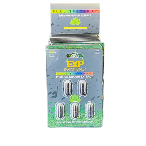 EXP Kratom Extract Capsules - Size/Count Options Available (B2B)
