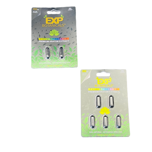 EXP Kratom Extract Capsules - Size/Count Options Available (B2B)
