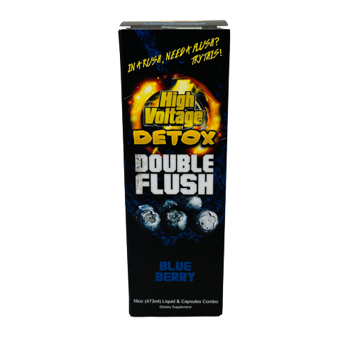 High Voltage Double Flush Detox (16oz Detox & Capsules) - Flavor Options Available (B2B)