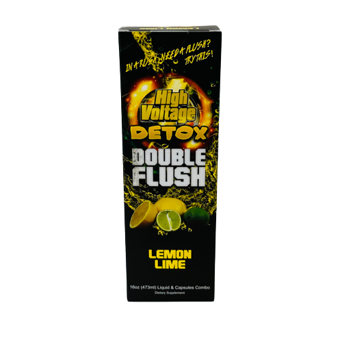 High Voltage Double Flush Detox (16oz Detox & Capsules) - Flavor Options Available (B2B)
