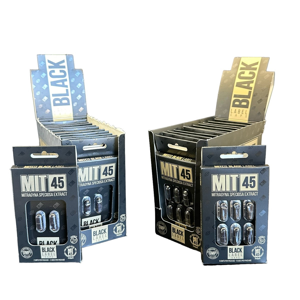 MIT 45 Gold Extract Capsules, 12ct Box (Capsule Count Options Available) (B2B)