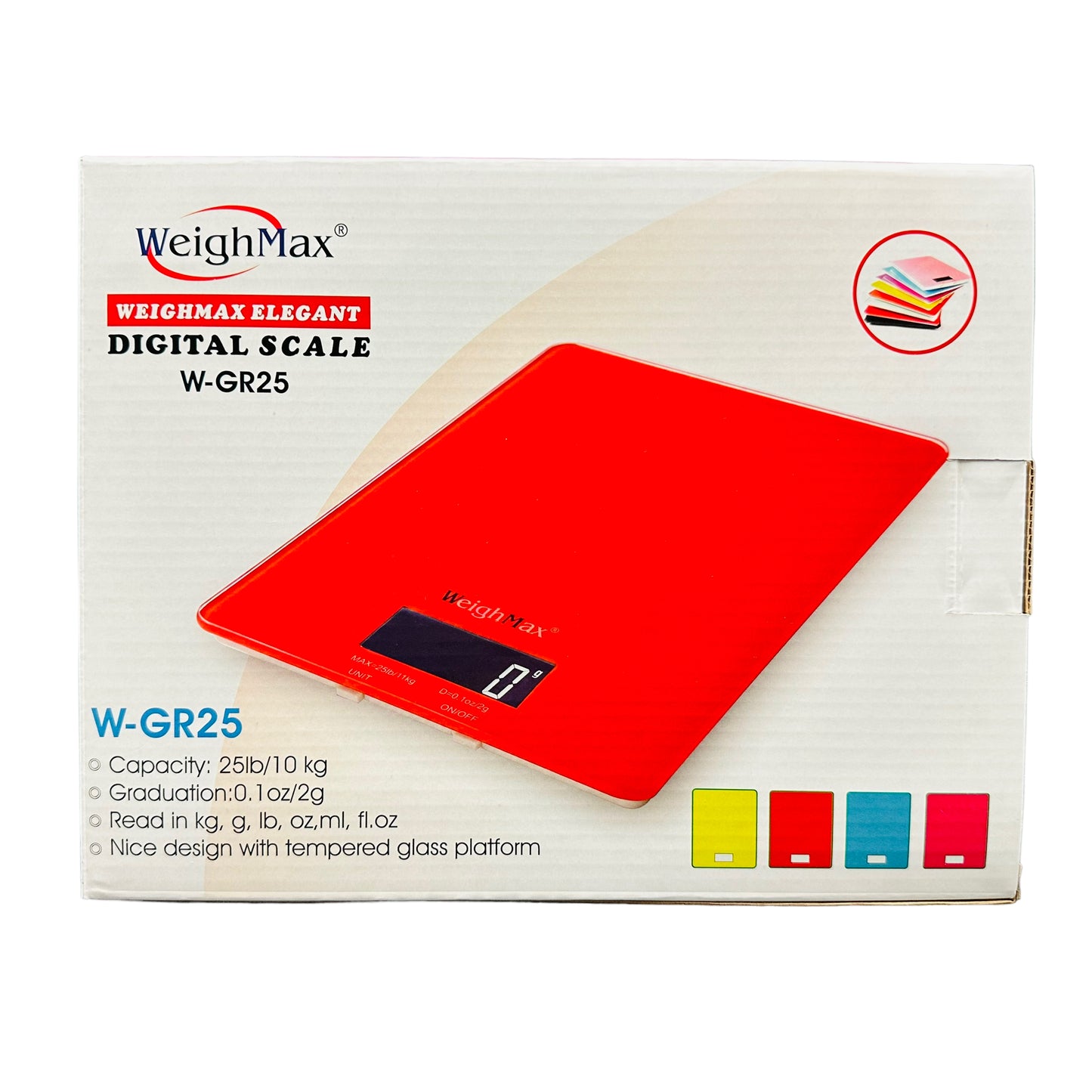 W-G25 by Weighmax (Color Options Available) (B2B)