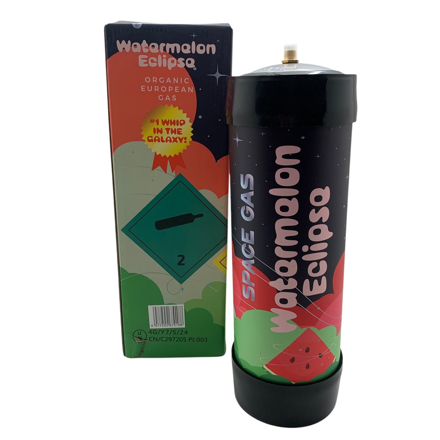 Space Gas Cream Chargers 2500g, Single (Flavor Options Available) (B2B)