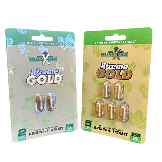 BlissXtra Xtreme Gold Extract Capsules (Capsule Count Options Available) (B2B)