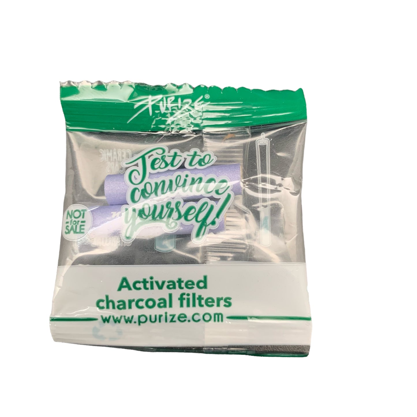 Blazy Susan Activated Charcoal Filter Tips- 2ct, 25ct Bag (Color Options Available) (B2B)