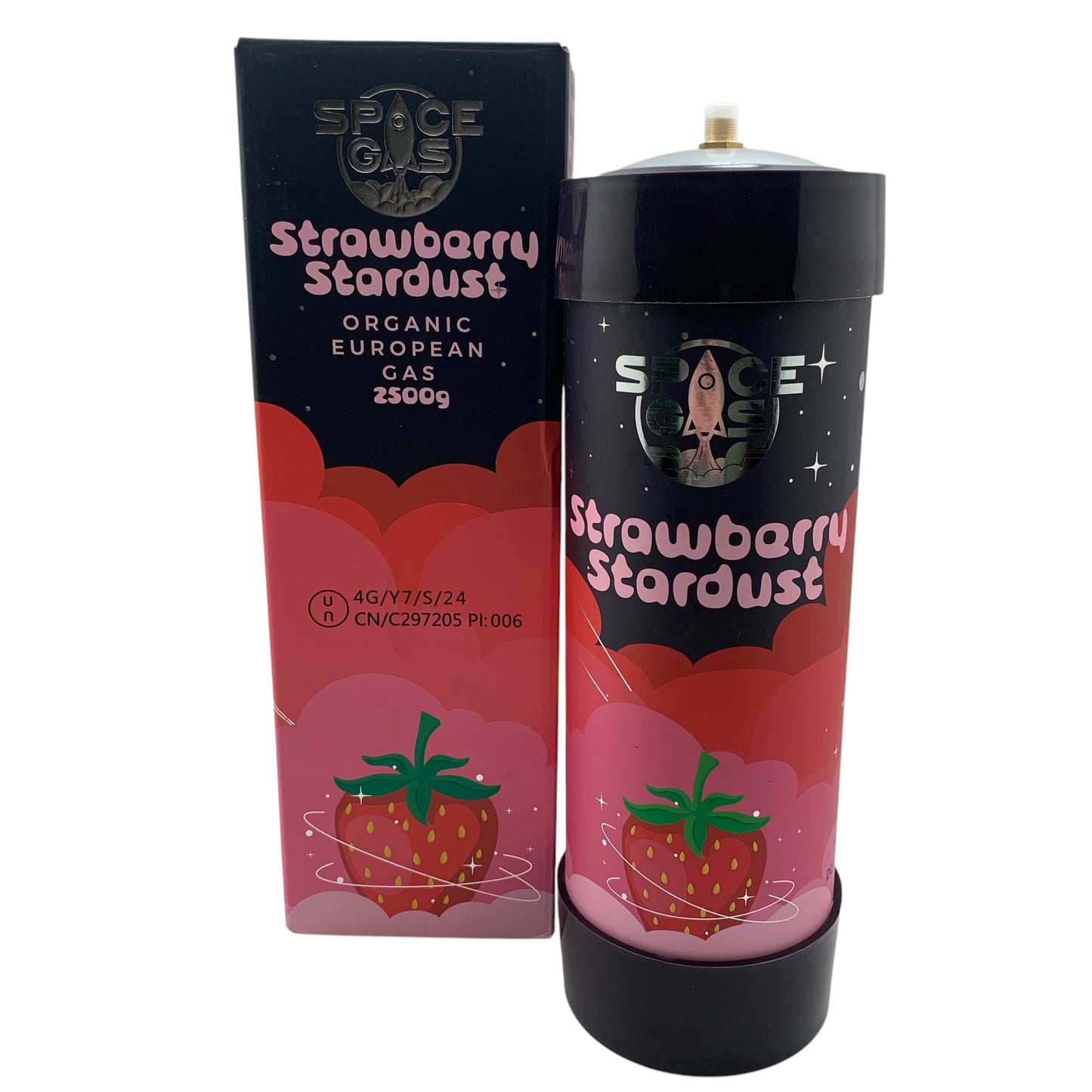 Space Gas Cream Chargers 2500g, Single (Flavor Options Available) (B2B)