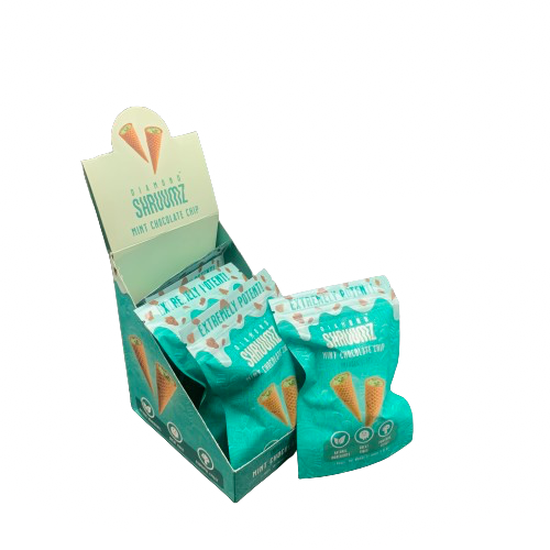 Diamond Shruumz Cones | 2 Cones Per Bag | Display of 5 Bags | Flavor Options Available (B2B)