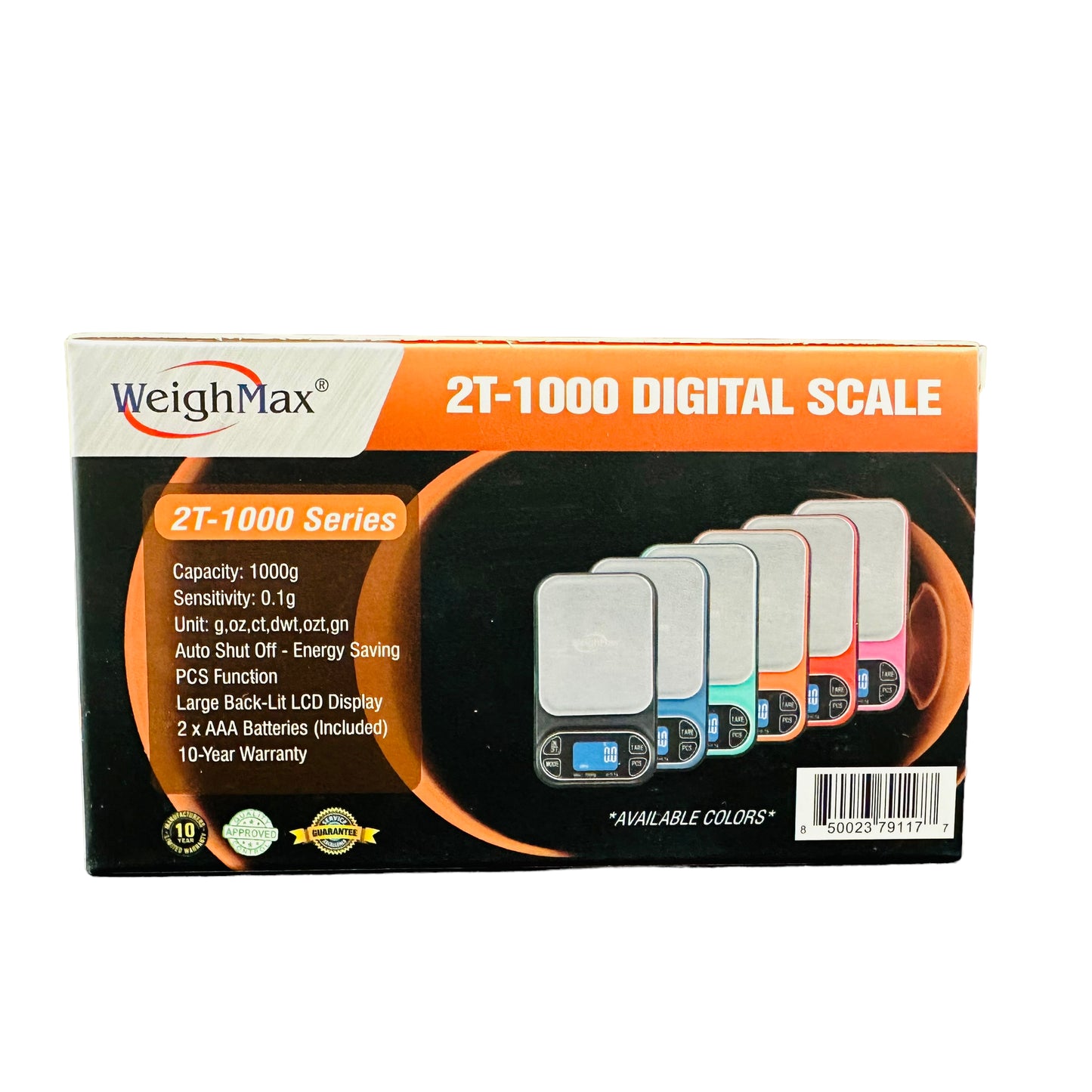 2T-1000 by Weighmax (Color Options Available) (B2B)