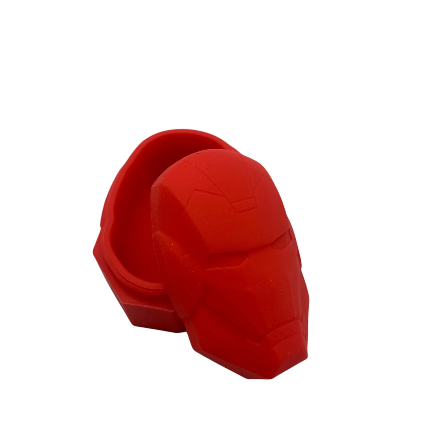 Single Iron Man Silicone Container- Assorted Colors (B2B)