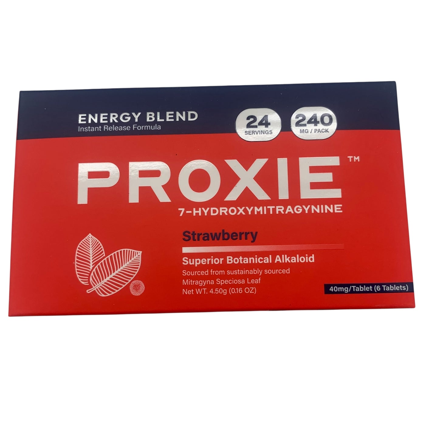 Proxie -7 Hydroxymitragynine 6ct. Chewable Tablets, 240mg Display Box of 10 Packs (B2B)