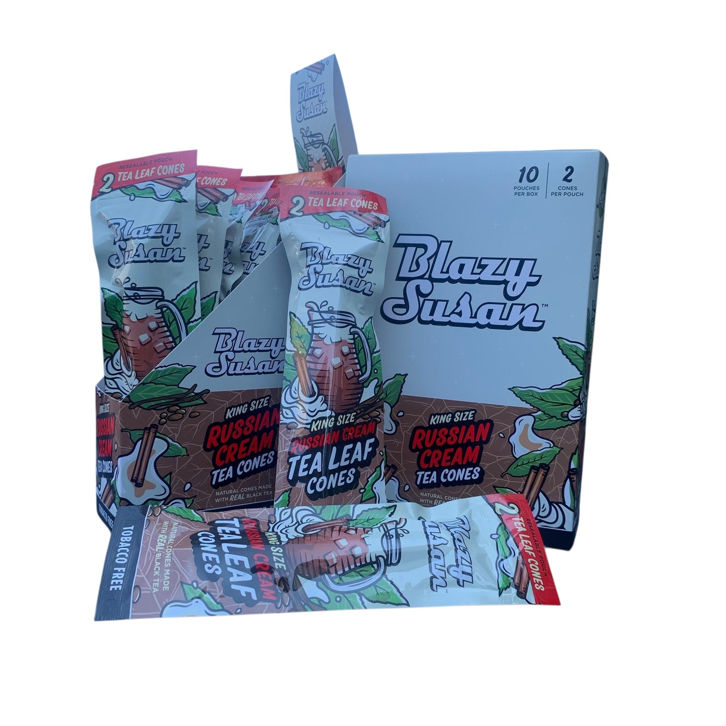 Blazy Susan Cones, 2 Per Pack, Box of 10 Packs (Various Flavors Available) (B2B)