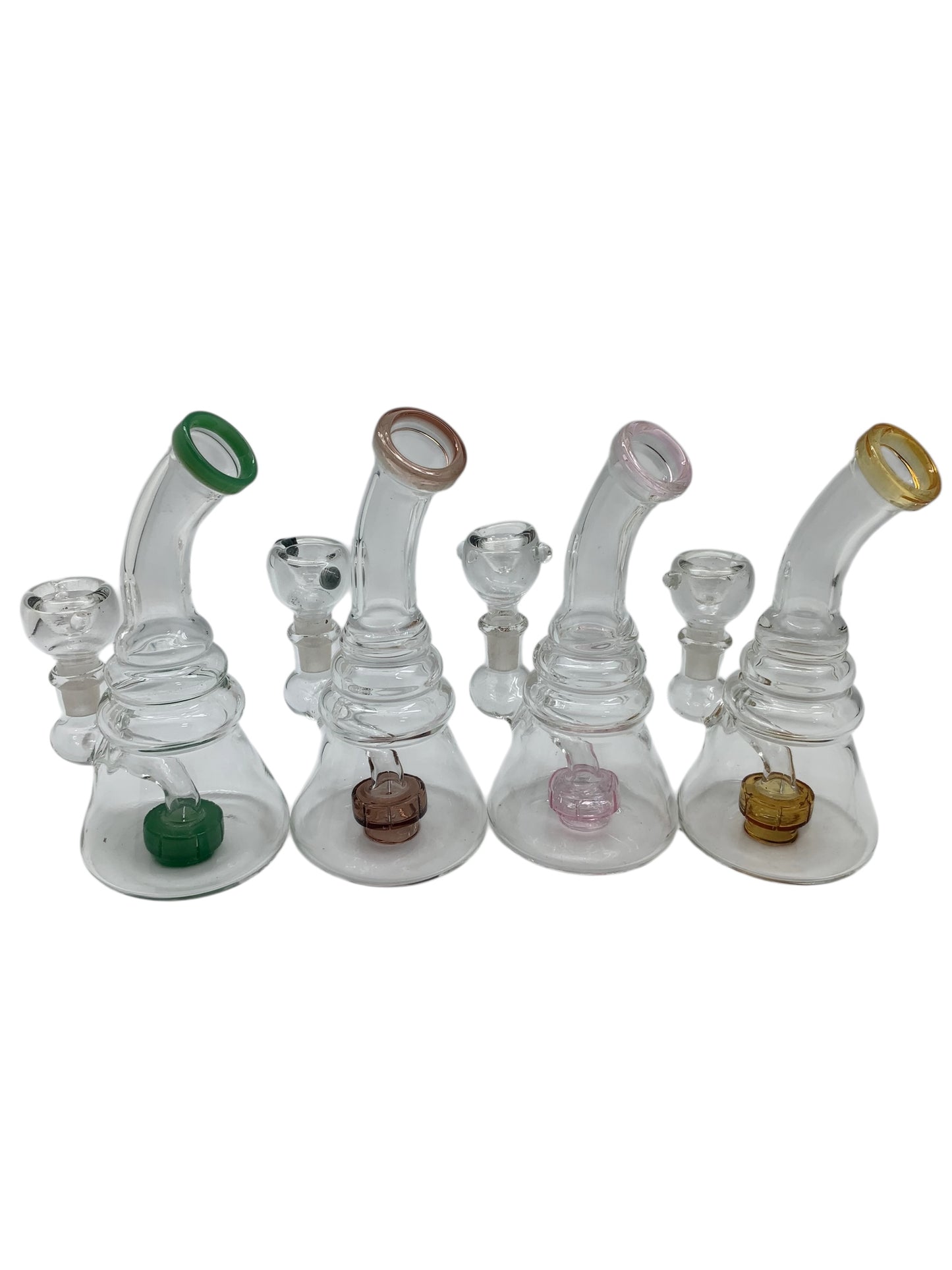 Shower Round Water Pipe 6" Assorted Colors (B2B)