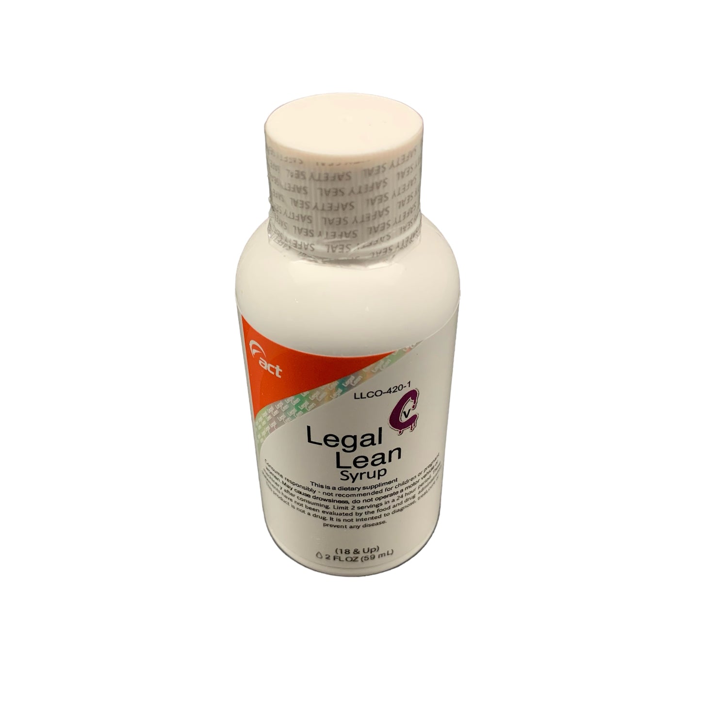 Legal Lean 2oz Relaxation Syrup (Flavor Options Available) (B2B)