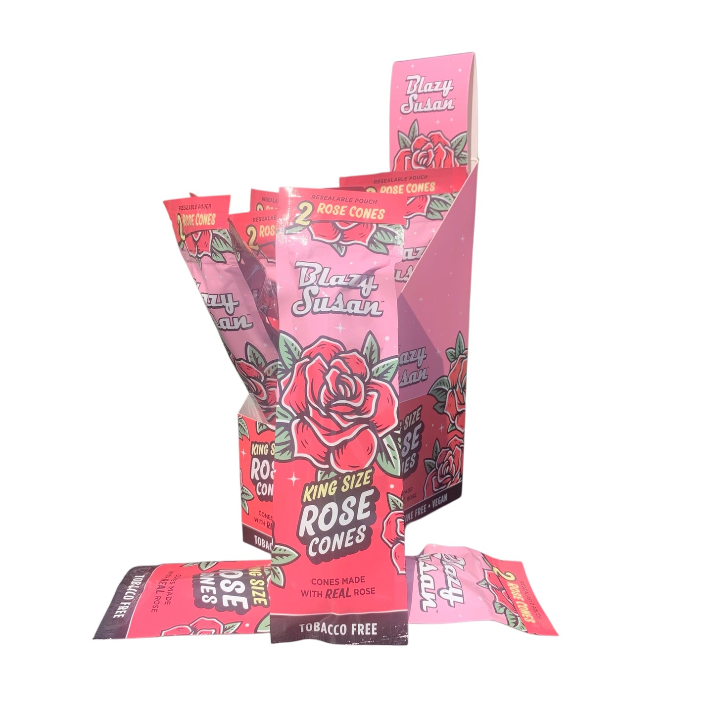 Blazy Susan Cones, 2 Per Pack, Box of 10 Packs (Various Flavors Available) (B2B)