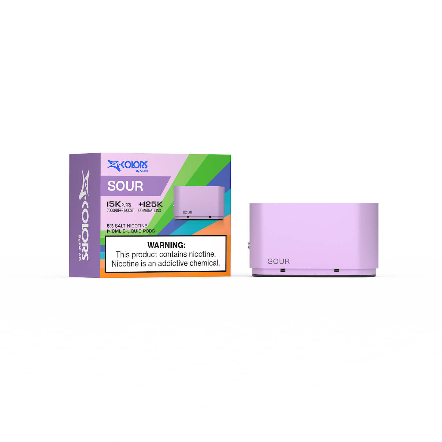 Z Colors Liquid Pos [15,000 Puffs], 5% Nicotine - 3ct. Display (B2B)