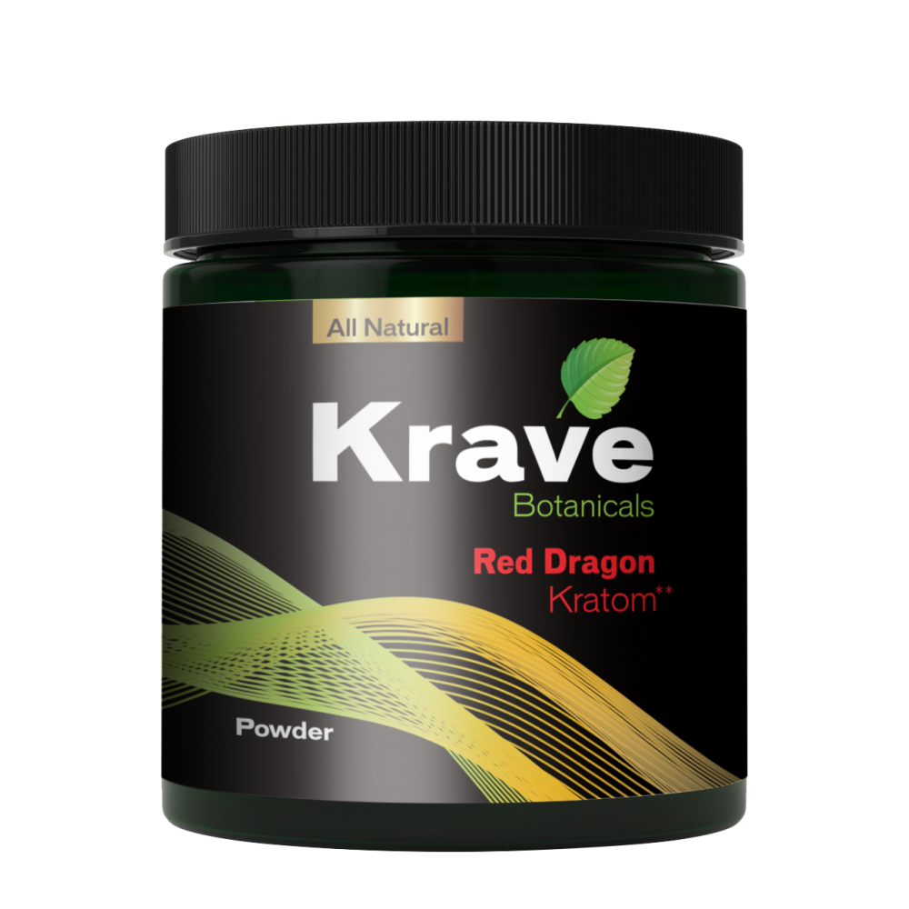 Krave Kratom Red Dragon Powder (Sizes Available) (B2B)