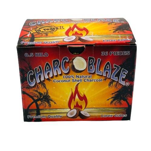 Charco Blaze Coconut Shell Charcoal Cubes - Size Options Available (B2B)