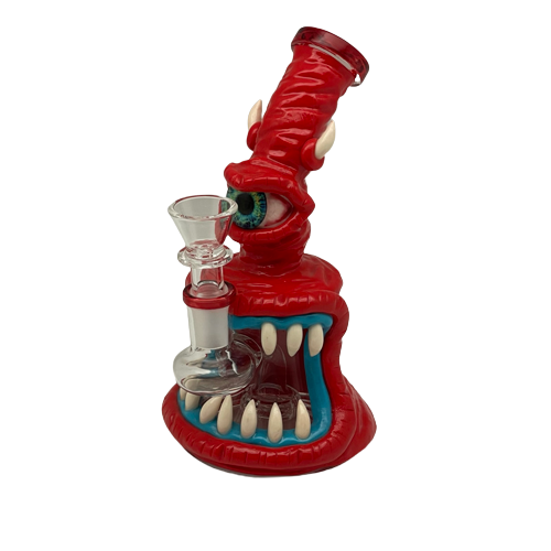 7in 3D Color Monster Water Pipe - Assorted Colors (B2B)
