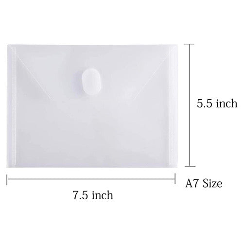 Clear Velcro Drop Bags 5in by 7in - Single (Stores)