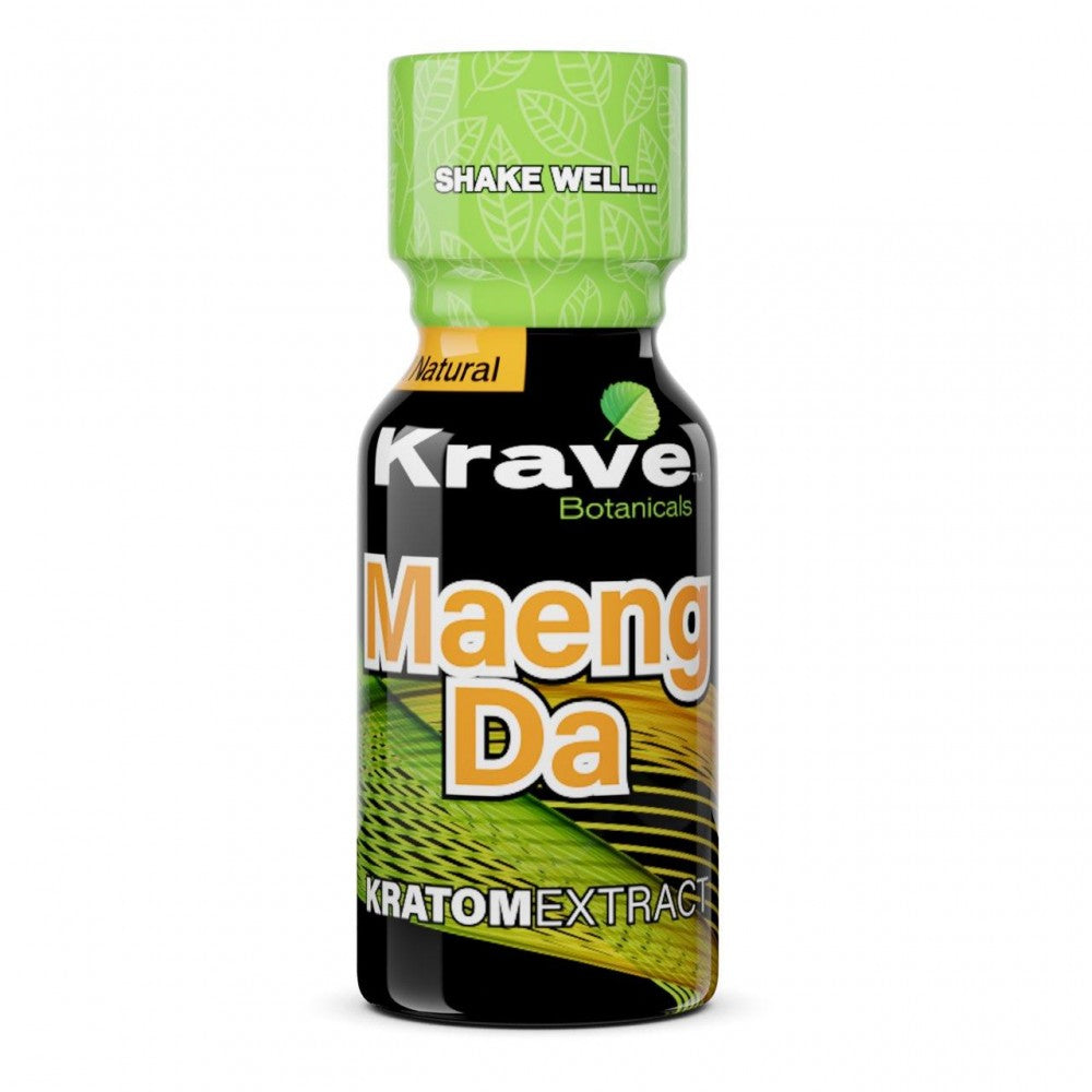 Krave Maeng-Da Kratom Shot 10ml - Box of 12 (B2B)