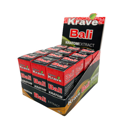 Krave Bali Kratom Shot 10ml - Box of 12 (B2B)