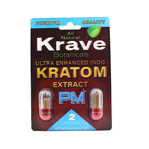 Krave Ultra Enhanced Indo PM Kratom Extract Capsules 2ct - (5 pack) (B2B)