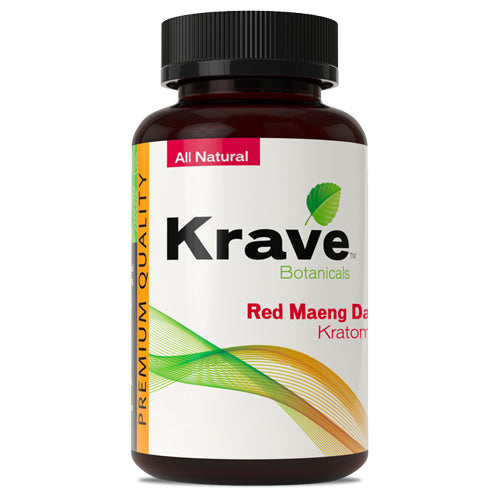 Krave Kratom Red Maeng-Da Capsules (Sizes Available) (B2B)