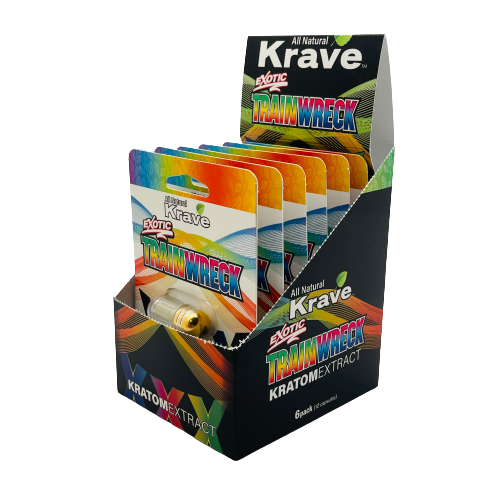 Krave Trainwreck Kratom Extract 2ct (12 pack) (B2B)