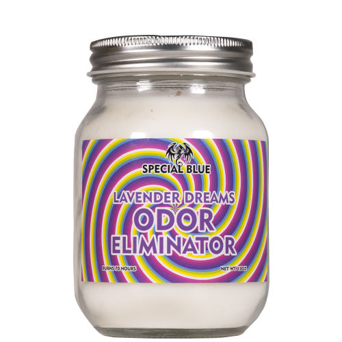 Special Blue Odor Exterminator Jar Candle - Scent Options Available (B2B)