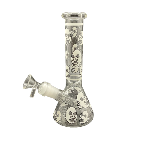 8in Mini Beaker w/Various Designs (B2B)