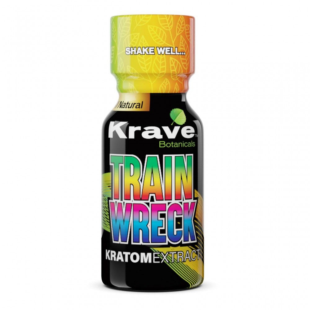 Krave Trainwreck Kratom Shot 10ml - Box of 12 (B2B)